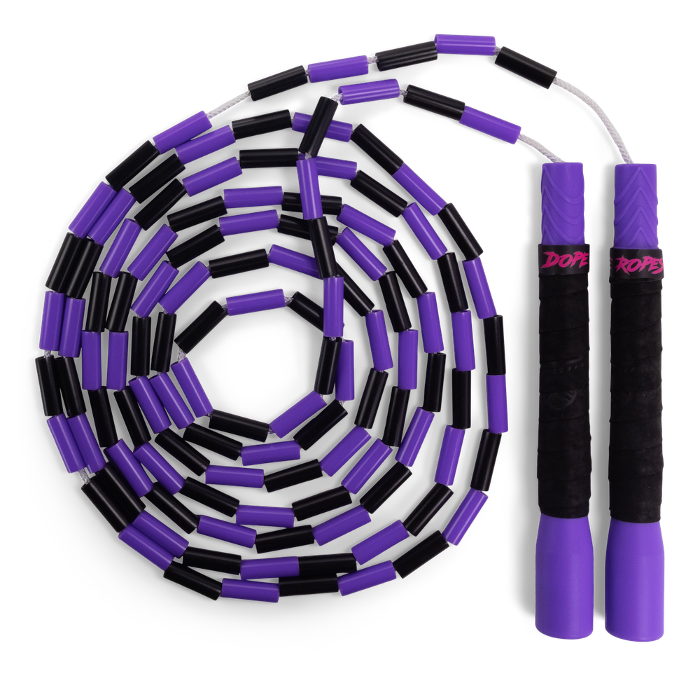 Dope Ropes Long Handle Beaded Jump Rope