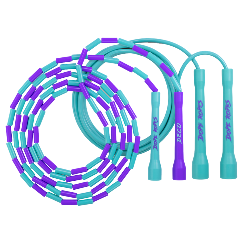 Wide Rope For Jump Roping Beginner Jump Rope Bundle (Beaded and 5mm PVC) – Dope Ropes