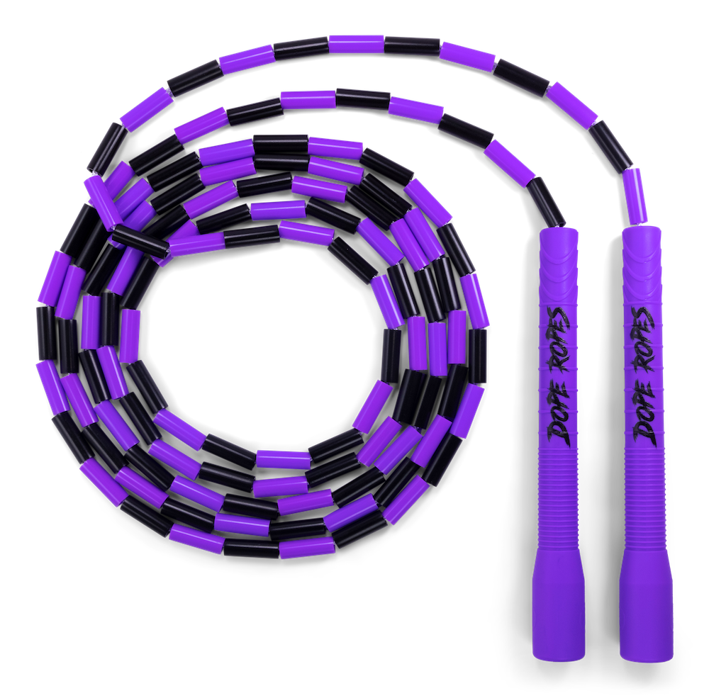 Dope Ropes Long Handle Beaded Jump Rope